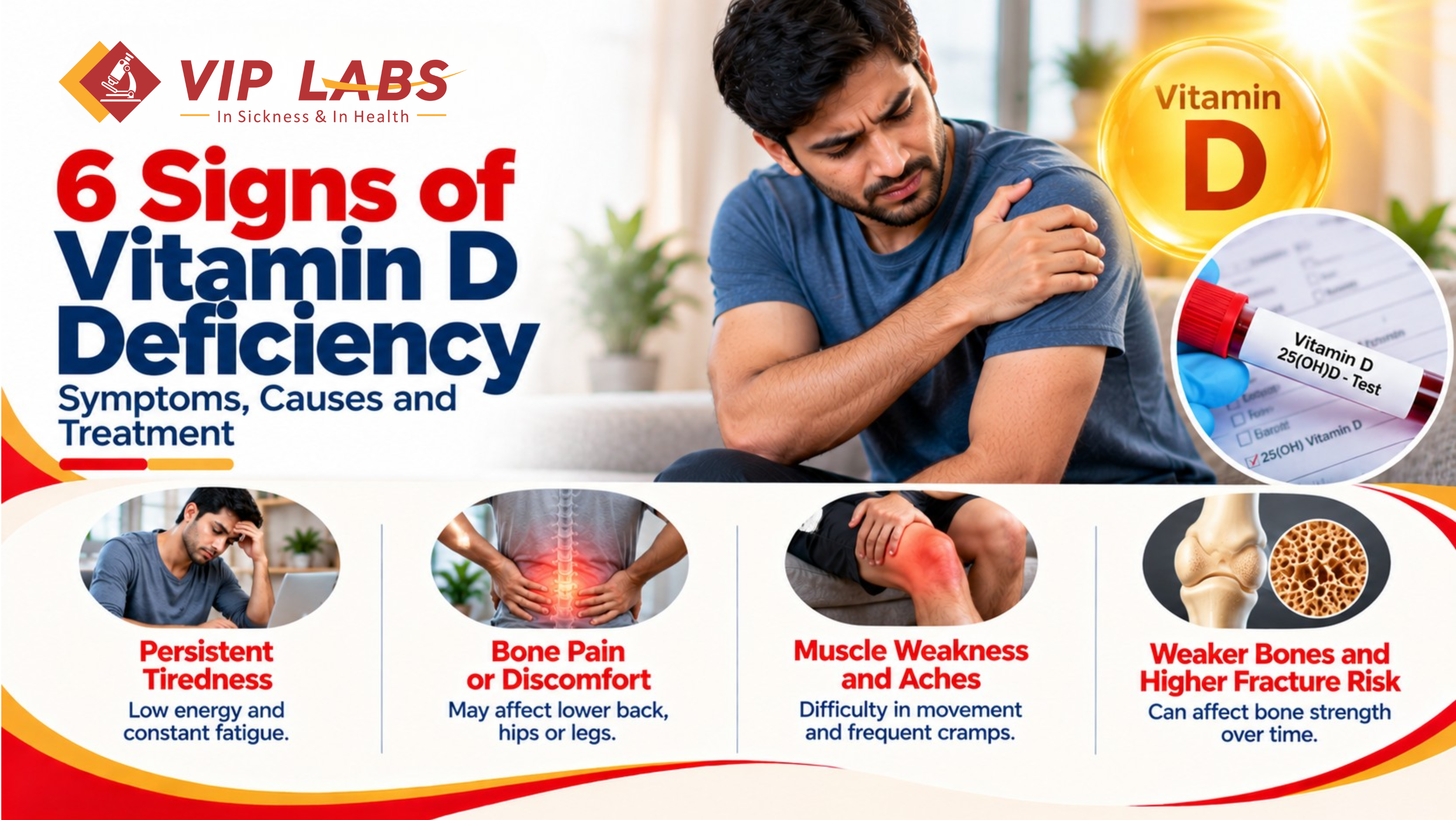 6 Signs of Vitamin D Deficiency: Symptoms, Causes and Treatment